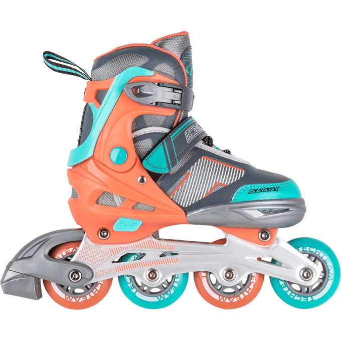 Ролики TECH TEAM AZART 2021 оранжевый, размер 38-41 NN007470